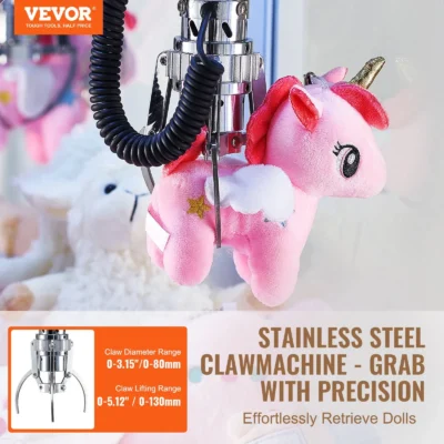 VEVOR Claw Crane Machine - Mini Candy Prize Grabber Catcher Arcade Game Toy