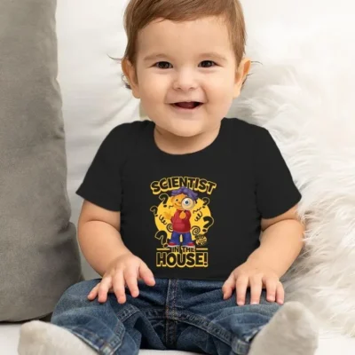 Scientist In The House - Sid the Science Kid Graphic Baby's T-shirt | Cute & Educational Baby Tee