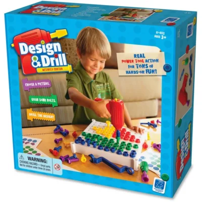 Educational Insights Design/Drill Activity Center - Enhance Motor Skills and Creativity for Kids