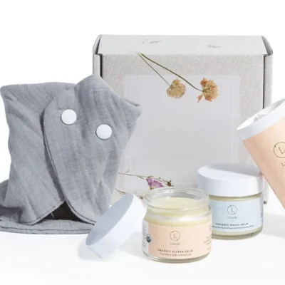 Organic New Baby Gift Set - Welcome Little One! | Perfect Organic Bath Gift Set
