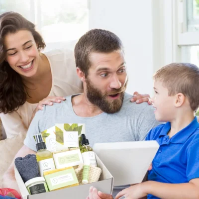 One Year Subscription Boxes for Men - Delivered Quarterly | Deluxe Bath & Body Products