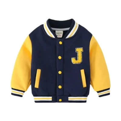 Kids Varsity Style Baseball Jacket - Ages 2 to 7